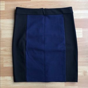 Club Monaco Skirt in Black and Blue